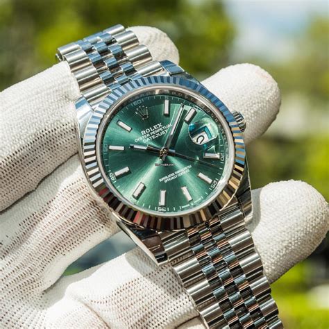 rolex day date green dial jubilee|rolex jubilee watch price.